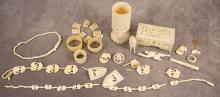 ASSORTED IVORY ITEMS