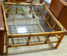 RATTAN COFFEE TABLE