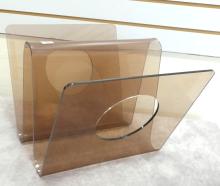 MCM ACRYLIC MAGAZINE RACK
