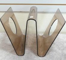 MCM ACRYLIC MAGAZINE RACK
