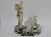 CHINESE SOAPSTONE SCULPTURES