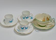 SHELLEY CUPS & SAUCERS