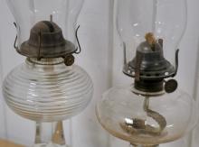 ANTIQUE OIL LAMPS