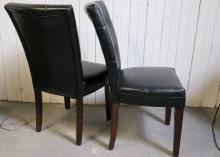 PAIR OF CHAIRS AND LAMP