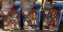 NINE WWE "ELITE" WRESTLING ACTION FIGURES