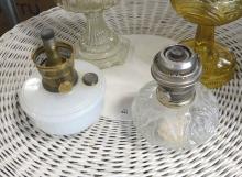 FOUR ALADDIN OIL LAMPS