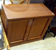TEAK CONSOLE CABINET