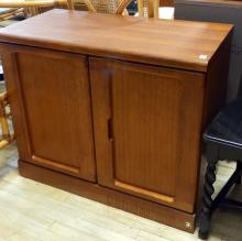 TEAK CONSOLE CABINET