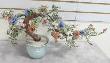 CHINESE HARDSTONE TREE