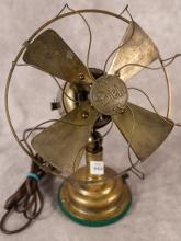 ANTIQUE BRASS FAN