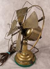 ANTIQUE BRASS FAN