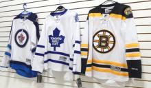 THREE REEBOK NHL HOCKEY JERSEYS