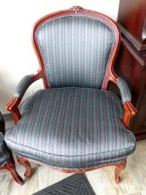 PAIR OF DECORATOR ARMCHAIRS