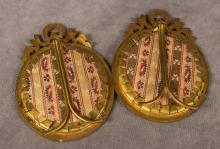 PAIR OF HAND-PAINTED PORTRAIT MINIATURES