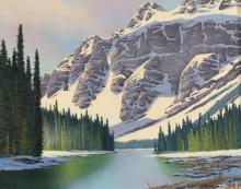 ROGER ARNDT FRAMED OIL PAINTING