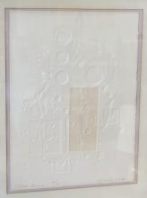 SHEILA MAKI EMBOSSED PRINT