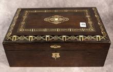 ANTIQUE ROSEWOOD LAP DESK