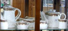 ROYAL CROWN DERBY "CHARDONNAY" TEA AND COFFEE SERVICE