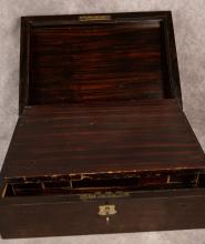 ANTIQUE ROSEWOOD LAP DESK