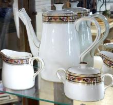 ROYAL CROWN DERBY "CHARDONNAY" TEA AND COFFEE SERVICE