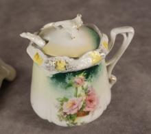 THREE PIECES OF RS PRUSSIA PORCELAIN