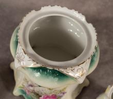 THREE PIECES OF RS PRUSSIA PORCELAIN