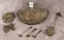 SILVER FILIGREE ITEMS, ETC.