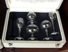 TWO MOSER LIQUEUR SETS