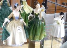 THREE ROYAL DOULTON FIGURINES