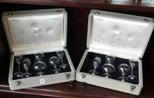 TWO MOSER LIQUEUR SETS
