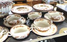 SPODE "INDIAN TREE" SOUP DISHES