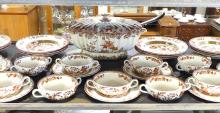 SPODE "INDIAN TREE" SOUP DISHES