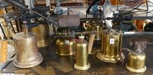 BRASS TORCHES AND LANTERN