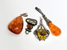 AMBER PENDANTS