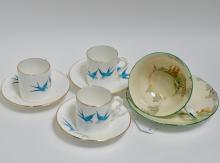 SHELLEY CUPS & SAUCERS