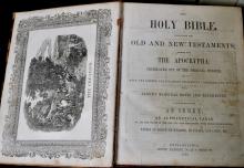 ANTIQUE FAMILY BIBLE