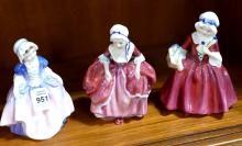 FOUR ROYAL DOULTON FIGURINES