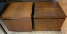 PAIR OF MCM TEAK END TABLES