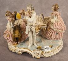 GERMAN PORCELAIN FIGURE GROUP