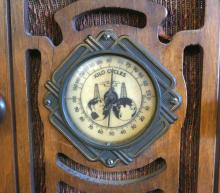 TWO VINTAGE WOOD CASED RADIOS