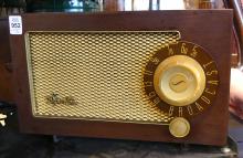 TWO VINTAGE WOOD CASED RADIOS