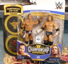 FIVE WWE ACTION FIGURE BOX SETS