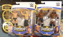 FIVE WWE ACTION FIGURE BOX SETS