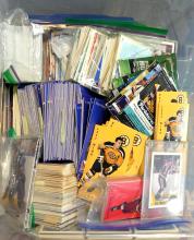 TWO BINS OF HOCKEY CARDS