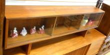 MCM TEAK CREDENZA WITH HUTCH TOP