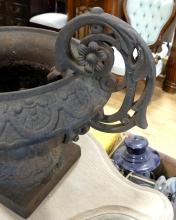 DIMINUTIVE CAST IRON GARDEN PLANTER