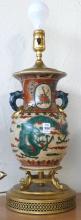 ASIAN PORCELAIN TABLE LAMP
