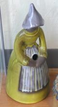 THREE ART POTTERY FIGURINES