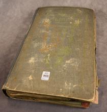 ANTIQUE "WORLD" POSTCARD ALBUM