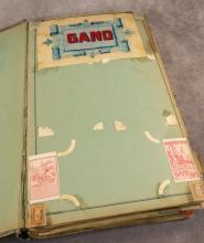 ANTIQUE "WORLD" POSTCARD ALBUM